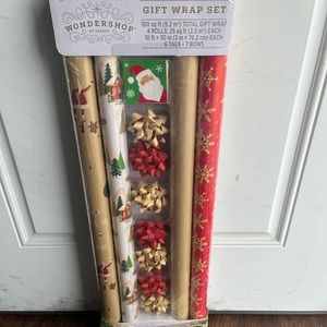 NEW Target Wondershop Christmas Gift Wrap Set